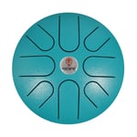 Steel Tongue Drum 8" Blue