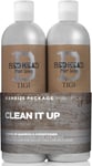 Bed Head for Men by TIGI | Clean Up Shampoo and Conditioner Set | Moisturising 