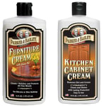 Parker & Bailey Furniture Cream Bundled with Kitchen Cabinet Cream- Furniture Polish Cream and Wood Cleaner