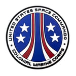 United States Space Command Colonial Marine Corps Aliens PVC Airsoft Cosplay Patch