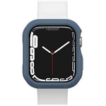 OtterBox All Day Bumper pour Apple Watch Series 9/8/7 - 45mm, Antichoc, anti-chute, élégant étui de protection Watch, protège l'écran et les bords, Bleu/Gris