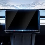 Dashboard Navigation Skjermbeskyttelse i Herdet Glass til Tesla Model 3/Y