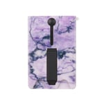 Marbled Card Holder Finger Phone Stand Tablet Sling Strap 002