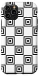 Coque pour iPhone 11 Pro Black-White Classic Memphis Tile Square Chessboard Pattern