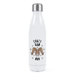 Crazy Ram Man Stars Double Wall Water Bottle Funny Animal Thermal