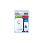 STATUS Wireless Door Bell White | Waterproof Ring Door Chime | 150 Meters Range with 32 Melodies | SDC5