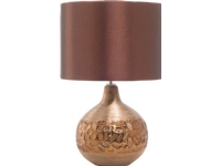 Shumee bordlampe, nattbordslampe i brun porselen, YAKIMA