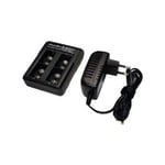 9V iPowerUS Fast Smart Charger Lader 4x9V