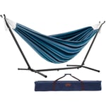Vivere UHSDO8-34 Hamac Double avec Support Blue Lagoon 250 x109 x 104 cm Taille Unique