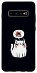 Coque pour Galaxy S10+ Plan To Destroy Funny Cat Meme Humour sarcastique