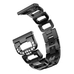 Samsung Galaxy Watch Active D-format armband i rostfritt stål - Svart