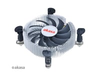 Akasa Ak Cc7122bp01 - Processorkylare - (För: Lga775, Lga1156, Lga1155) - Aluminium - 75 Mm