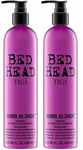 🔥 2 x TIGI Bed Head Dumb Blonde Shampoo for Coloured Hair 2 x 400 ml 🔥