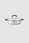 Total Stainless Steel Non Stick Covered Pan 24cm, Super Induction Base