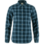 Fjällräven Women's Övik Flannel Shirt Dark Navy-Indigo Blue, S