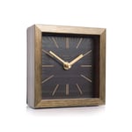 Thomas Kent Garrick Mantel Clock 5" Square Wood Frame