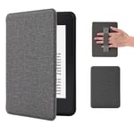 Étui pour Kindle Paperwhite 11e génération 2021 avec Fermeture magnétique, 6,8 ", avec dragonne et Fonction Veille Automatique, édition Signature 2024 Grey