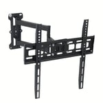 Support mural accroche TV bras articulé inclinable orientable pour TV LED Essentiel B 32HD-A7000 Android 32" VESA 300X200mm Noir-Visiodirect