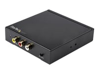 Startech.Com Hdmi To Rca Converter Box With Audio - Composite Video Adapter - Ntsc/Pal - 1080P (Hd2vid2) - Videokonverterare - Hdmi - Kompositvideo - Svart