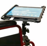 Wheelchair Tablet Mount & Swivel Arm for Samsung Galaxy Tab PRO 10.1