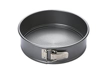 Circulon Momentum 23cm Springform Cake Tins for Baking - Non Stick Round 9 Inch Cake Tin, Grey Carbon Steel, Dishwasher Safe Bakeware