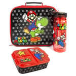 Super Mario Lunch Bag and Bottle