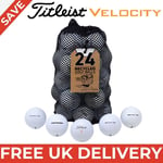 Titleist Velocity Grade A Lake Golf Balls - 2 Dozen Mesh Bag FREE UK DELIVERY