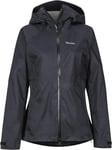 Marmot ladies hardshell rain jacket, waterproof jacket 46130, black, xs,
