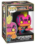 Figurine Funko Pop - Captain Marvel [Marvel] N°908 - Captain Marvel - Black Light (55213)