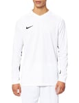 Nike M Nk Dry Tiempo PREM JSY LS Long Sleeved T-Shirt - White/Black/Large 894248