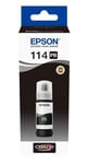 Genuine Epson 114 Photo Black, EcoTank Ink Bottle Refill Cartridge, C13T07B140