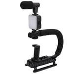 Handheld Video Camera Stabilizer With LED Light Mic U Shape Camera Stabiliz SG5