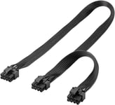 Adapterkabel 8-pin till 2x PCIe 6+2-pin