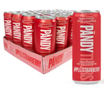 24 X Pändy Soda Energy Drink 330 Ml Apple Strawberry