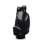 iCart Golf Aquapel 9/50 Waterproof 14 Way Cart Bag (Black / Grey)