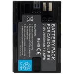 För CANON 5D SR / 5D Mark IV 7.40V 2650mAh kamera Li-ion batteri