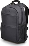Port Designs Sydney Case Backpack for 13.3/14-Inch Laptops with Adjustable Padded Shoulder Straps, Black