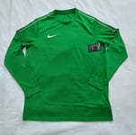 Nike Dry Sweatshirt Top Mens XL Green Dri-Fit Sweater Brushed Lining Breathable