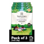 Taylors of Harrogate Lazy Sunday Ground Coffee, 400 g (Pack of 3)