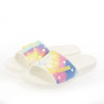 Women's Sandals Crocs Adults Classic Tie Dye Slip on Sliders in White