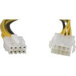 Förlängningskabel 8-pin EPS12V ha-ho. 25cm