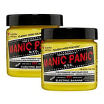 Manic Panic Electric Banana Classic Creme Vegan Semi Permanent Hair Dye 2x 118ml