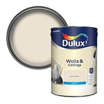 Dulux Matt Emulsion Paint For Walls And Ceilings - Natural Calico 5 Litres