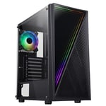 [Clearance] X= Infinity Black ARGB ATX Tempered Glass Esports PC Gaming Case
