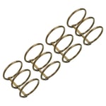 4Pcs 3 Circle Binder Rings 1.18" Metal Book Rings Loose Leaf Ring Bronze