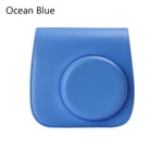 Protective Cover Shoulder Bag Instant Camera Case Ocean Blue