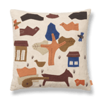 ferm LIVING Village pute 40 x 40 cm Offwhite