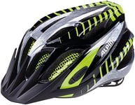 ALPINA Unisexe - Enfants, FB JR. 2.0 Casque de vélo, black-steelgrey-neon, 50-55 cm