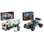 LEGO Technic Mack LR Electric Camion Poubelle, Jouet de Camion Électrique, Véhicule de Recyclage & Technic Le Buggy Tout-Terrain de Course, Véhicule de Rallye, Jouet de Construction de Voiture