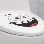 #Cartoon roliga klistermärken smiley badrum toalett klistermärken, 30x30 cm#
